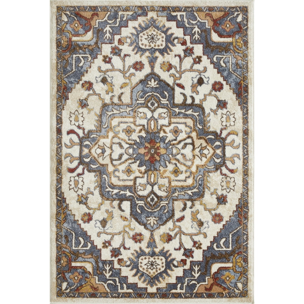 Loomaknoti Alsbrooke Zailorn 4' x 6' Beige Persian Indoor Polypropylene Area Rug
