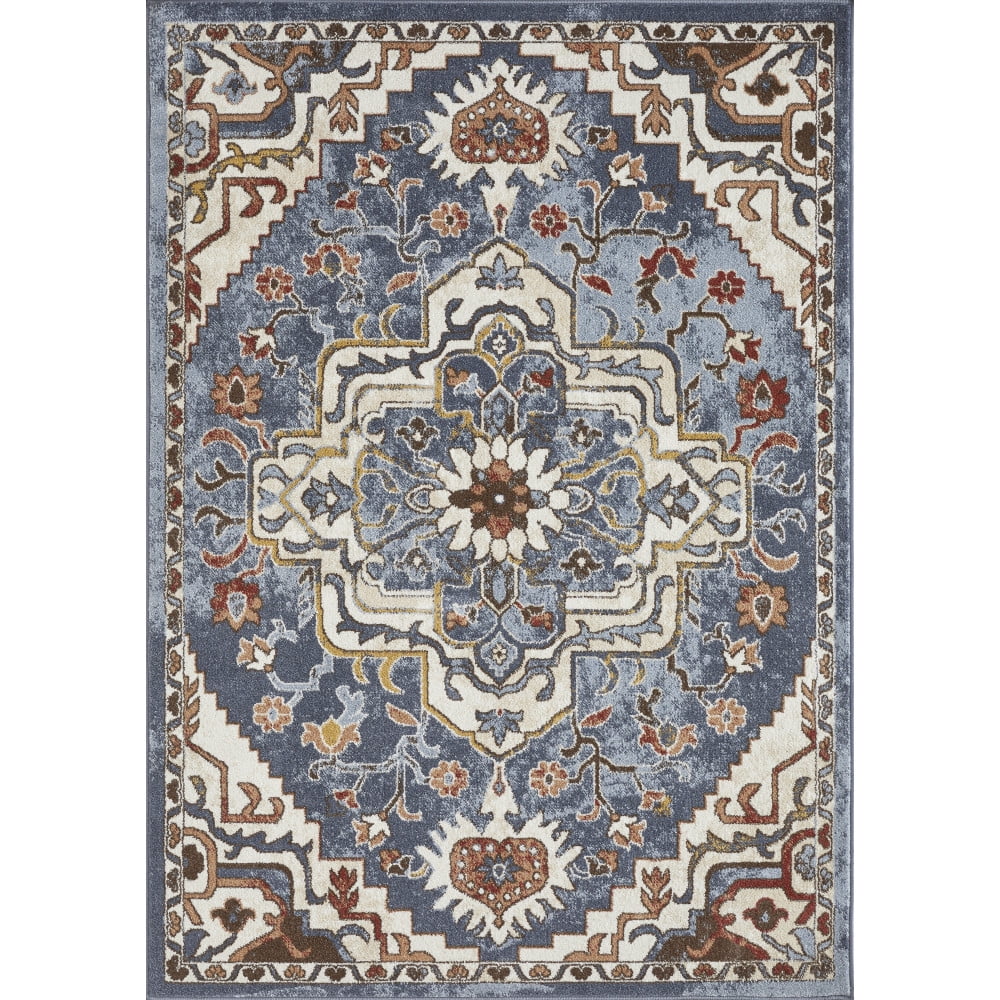 Loomaknoti Alsbrooke Zailorn 5' x 7' Blue Persian Indoor Area Rug