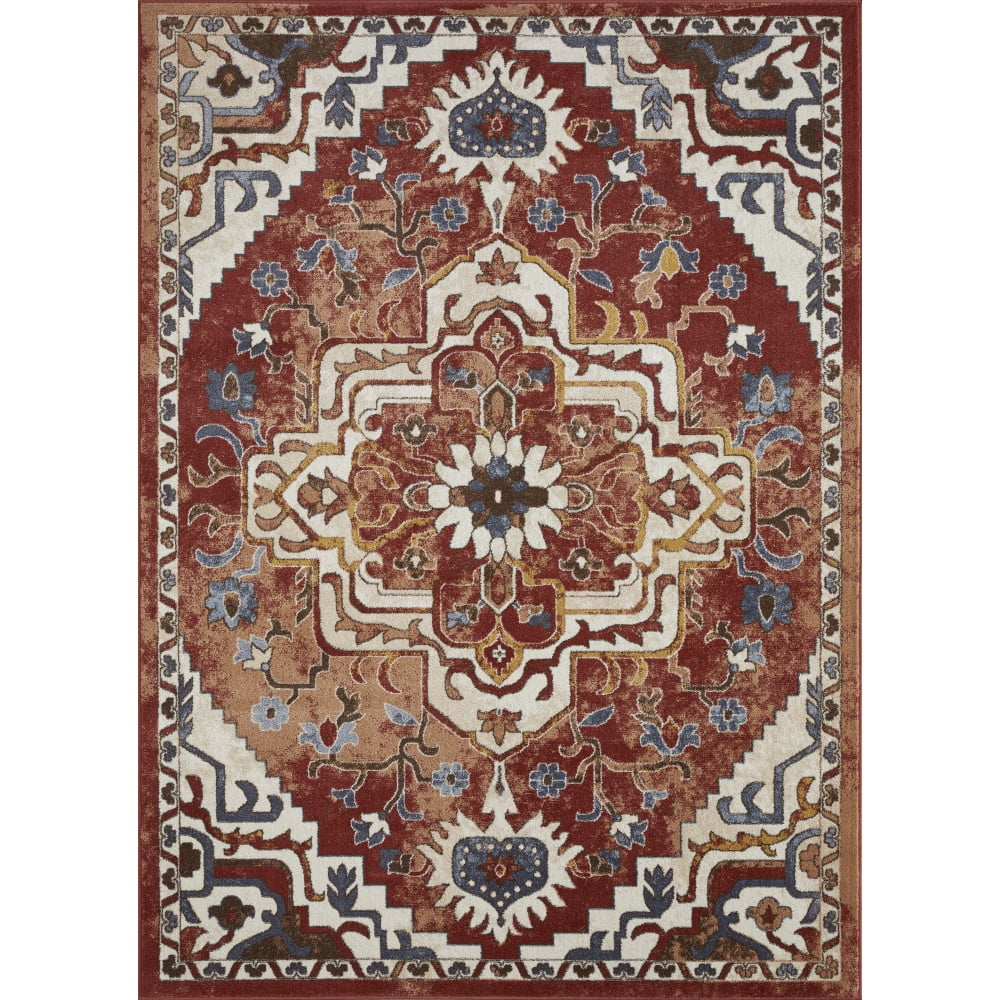 Loomaknoti Alsbrooke Zailorn 8' x 10' Red Persian Indoor Area Rug