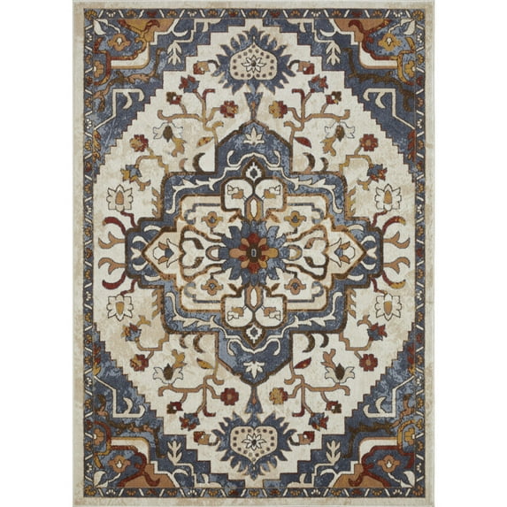 Loomaknoti Alsbrooke Zailorn 9' x 12' Beige Persian Indoor Polypropylene Area Rug