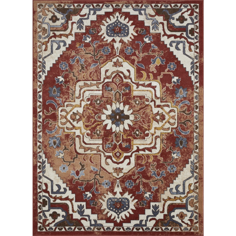 Loomaknoti Alsbrooke Zailorn 9' x 12' Red Persian Indoor Area Rug