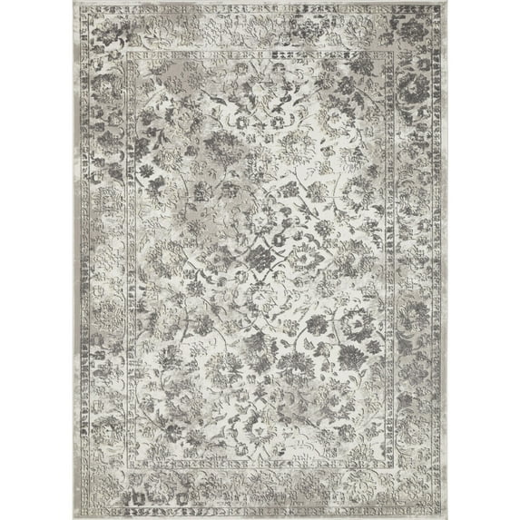 Loomaknoti Aysal Alazah 8' x 10' Grey Oriental Indoor Area Rug