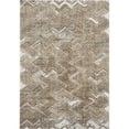 thumbnail image 1 of Loomaknoti Aysal Armelar 5' x 7' Beige Chevron Indoor Area Rug, 1 of 9