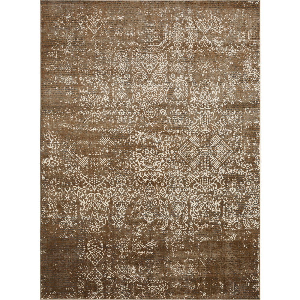 Loomaknoti Aysal Armilli 6' x 9' Brown Distressed Indoor Area Rug