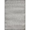 thumbnail image 1 of Loomaknoti Breyleigh Canderz 2' x 3' Grey Tribal Indoor/Outdoor Accent Rug, 1 of 9