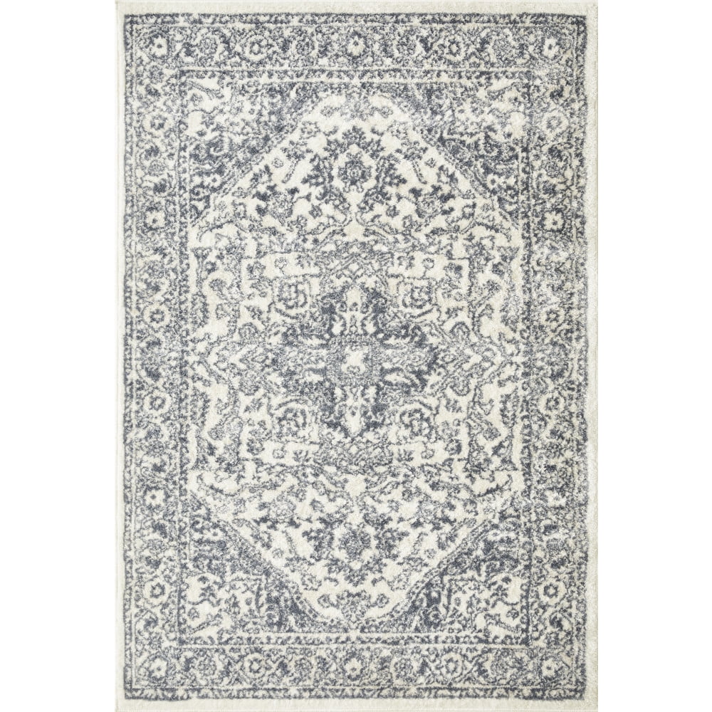 Loomaknoti Carleigh Armili 4' x 6' Blue Oriental Indoor Area Rug