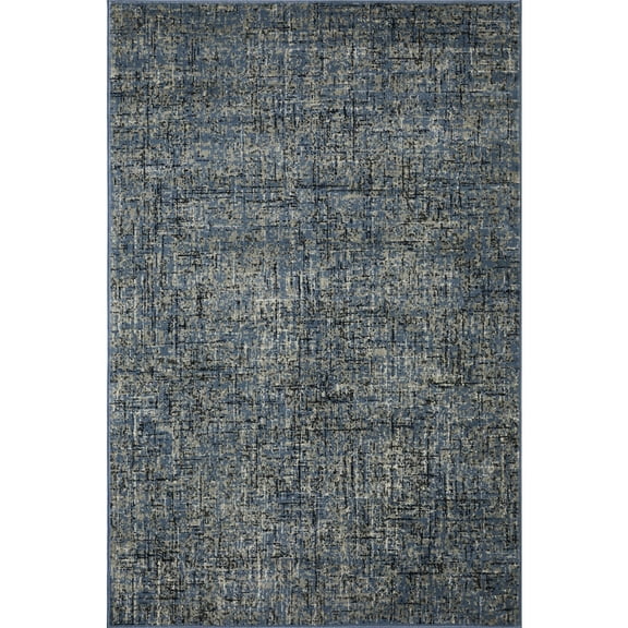 Loomaknoti Celena Altenz 5' x 7' Blue Abstract Indoor Polypropylene Area Rug
