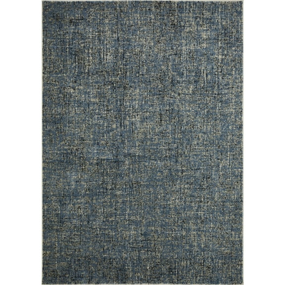 Loomaknoti Celena Altenz 6' x 9' Blue Abstract Indoor Area Rug