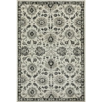 Loomaknoti Celena Ashbil 5' x 7' Ivory Floral Indoor Polypropylene Area Rug