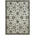 thumbnail image 1 of Loomaknoti Celena Ashbil 6' x 9' Ivory Floral Indoor Polypropylene Area Rug, 1 of 9