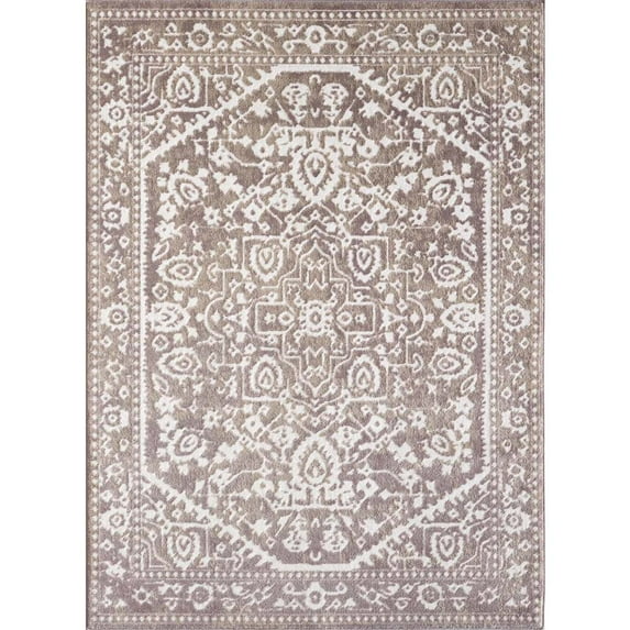 Loomaknoti Darfeld Rosezella 8' x 10' Beige Oriental Indoor Area Rug