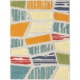thumbnail image 1 of Loomaknoti Fortune Drusillar 2' x 3' Red Geometric Indoor/Outdoor Accent Rug, 1 of 6