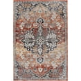 thumbnail image 1 of Loomaknoti Gamtinz 5' x 7'3" Blue Oriental Indoor Area Rug, 1 of 7