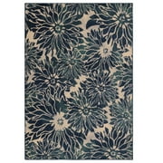 Loomaknoti Kaleidoscope Corinna 8' x 10' Floral Indoor Polypropylene Area rug , Cream