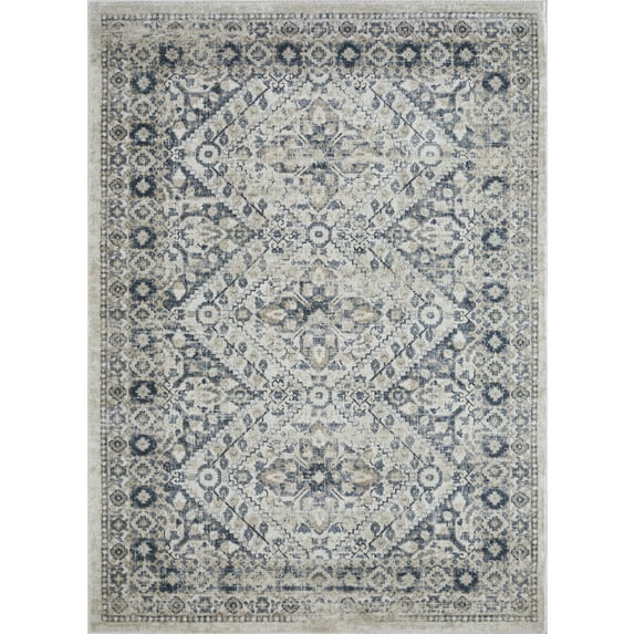 Loomaknoti Kehleigh Avnorie 8' x 10' Blue Oriental Indoor Area Rug