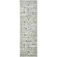 thumbnail image 1 of Loomaknoti Kehleigh Oviel 2' x 7' Oriental Indoor Runner Rug , Cream/Blue, 1 of 9