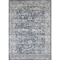 thumbnail image 1 of Loomaknoti Kehleigh Oviel 5' x 7' Blue Oriental Indoor Polypropylene Area rug, 1 of 9