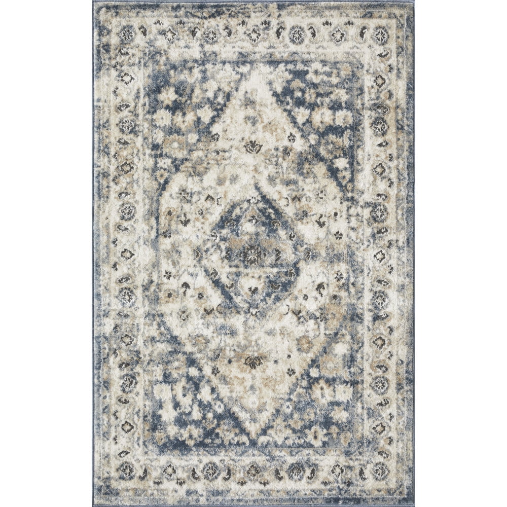 Loomaknoti Kehleigh Zofionz 3' x 5' Beige Oriental Indoor Accent Rug