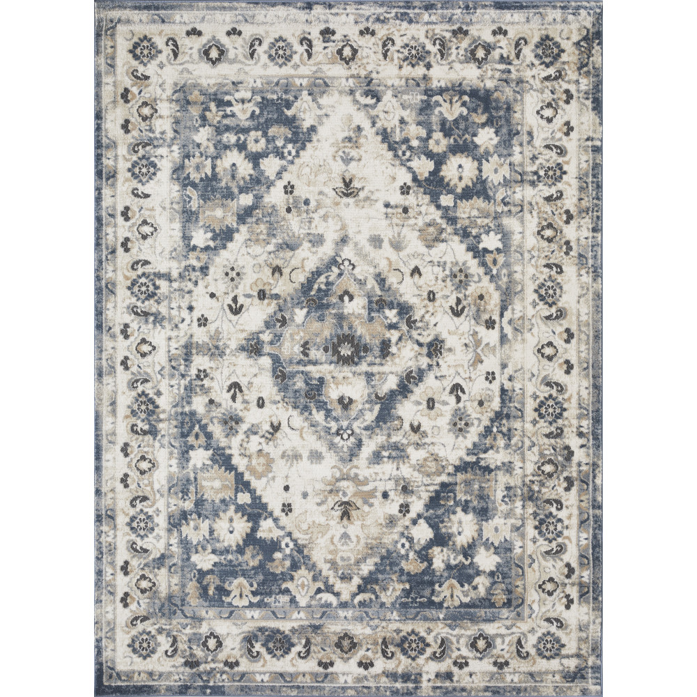 Loomaknoti Kehleigh Zofionz 6' x 9' Beige Oriental Indoor Area Rug