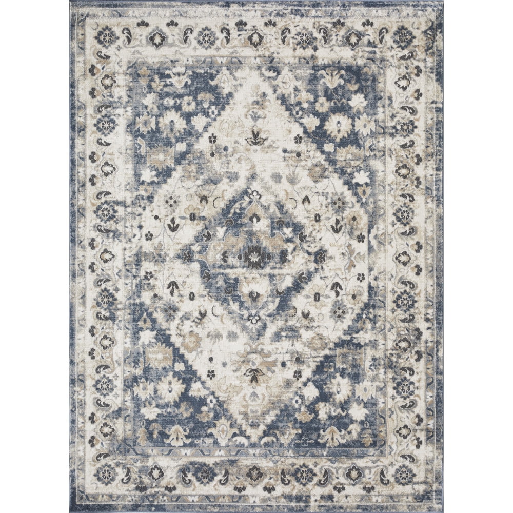 Loomaknoti Kehleigh Zofionz 9' x 12' Beige Oriental Indoor Area Rug