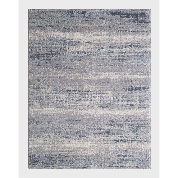 Loomaknoti Lenoria Nydian 3' x 5' Blue Abstract Indoor Accent Rug