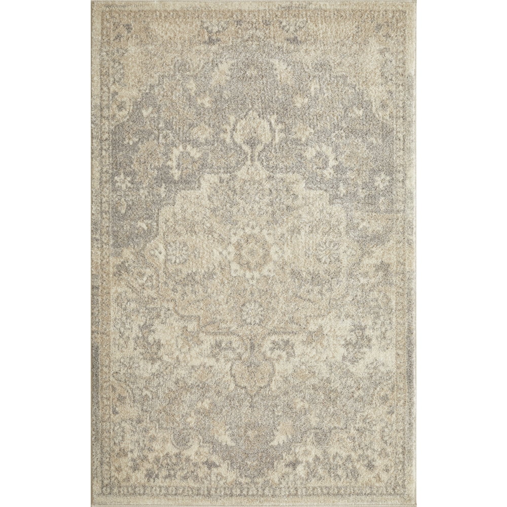 Loomaknoti Malanie Chantil 3' x 5' Beige Oriental Indoor Accent Rug