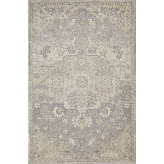 Loomaknoti Malanie Chantil 8' x 10' Beige Oriental Indoor Area Rug