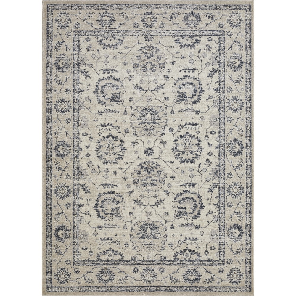 Loomaknoti Malanie Corlia 9' x 12' Ivory Oriental Indoor Polypropylene Area rug