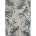 thumbnail image 1 of Loomaknoti Melbourne Dalon 5' x 7' Floral Indoor/Outdoor Area Rug , White, 1 of 8