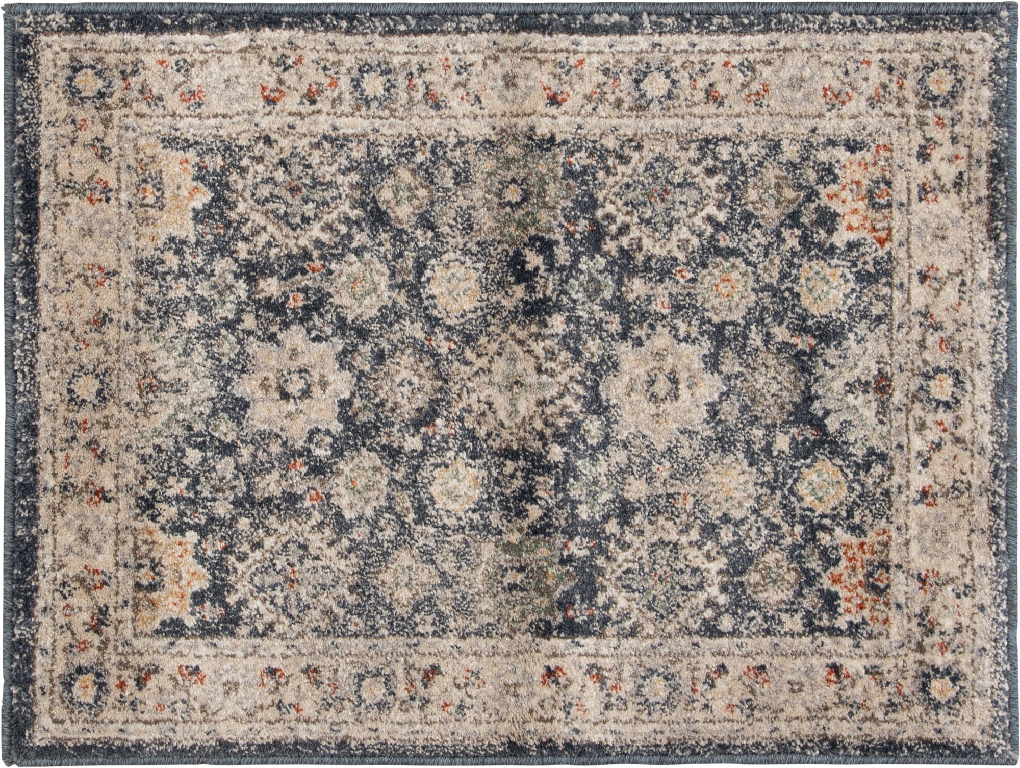Loomaknoti Mendez Alarikah 3' x 5' Blue Oriental Indoor Accent Rug