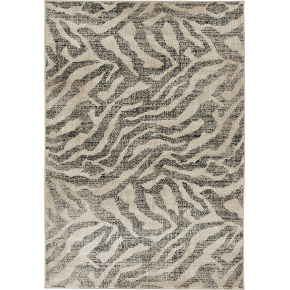Loomaknoti Mendez Violtinz 8' x 10' Animal Print Indoor Area Rug