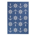 thumbnail image 1 of Loomaknoti Nautical 5' x 7' Indoor/Outdoor Area Rug,, 1 of 7