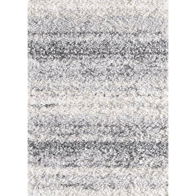 Loomaknoti Prince Light Gracen 8' x 10' Abstract Indoor Area Rug , Cream