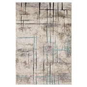 Loomaknoti Rainier Dacy 8' x 10' Abstract Indoor Area Rug , Gray