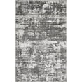 thumbnail image 1 of Loomaknoti Rhane Afrey 3' x 5' Gray Abstract Indoor Polypropylene Accent Rug, 1 of 9