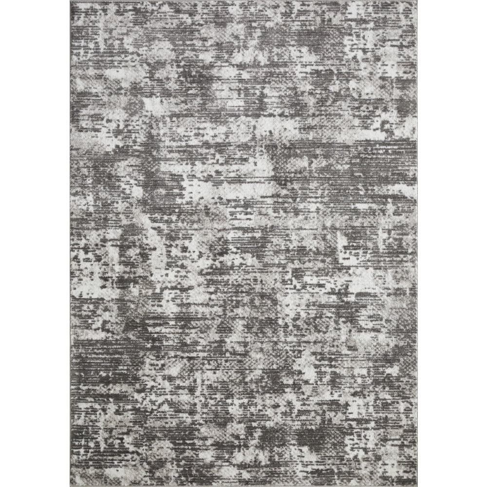 Loomaknoti Rhane Afrey 9' x 12' Gray Abstract Indoor Area Rug