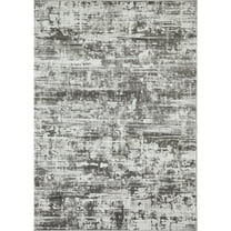 Loomaknoti Rhane Akason 5' x 7' Gray Abstract Indoor Area Rug