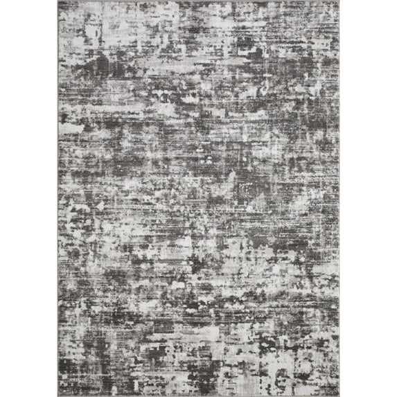 Loomaknoti Rhane Akason 6' x 9' Gray Abstract Indoor Area Rug