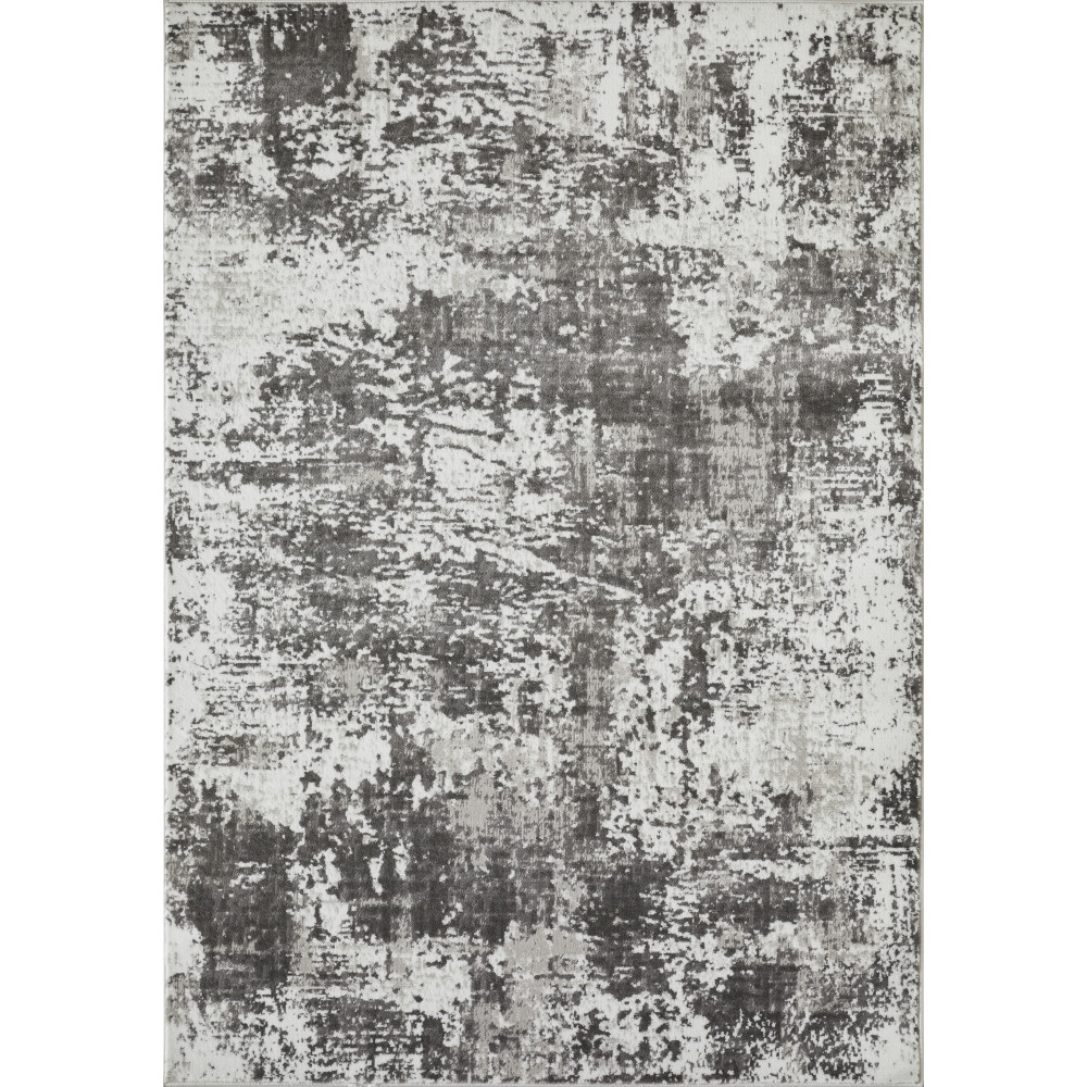 Loomaknoti Rhane Alelone 5' x 7' Gray Abstract Indoor Area Rug