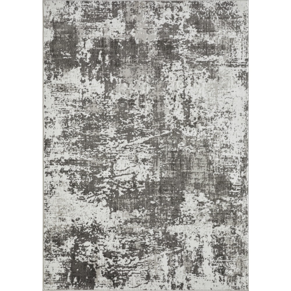Loomaknoti Rhane Alenzi 5' x 7' Gray Abstract Indoor Area Rug