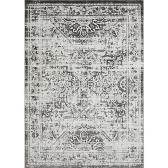 Loomaknoti Rhane Aliziaz 9' x 12' Ivory Oriental Indoor Area Rug