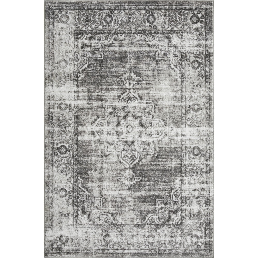 Loomaknoti Rhane Allinzie 4' x 6' Ivory Oriental Indoor Area Rug