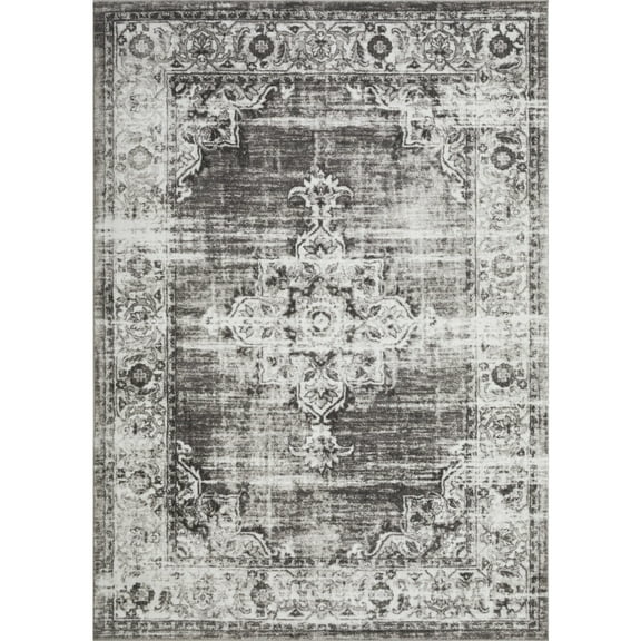 Loomaknoti Rhane Allinzie 6' x 9' Ivory Oriental Indoor Area Rug