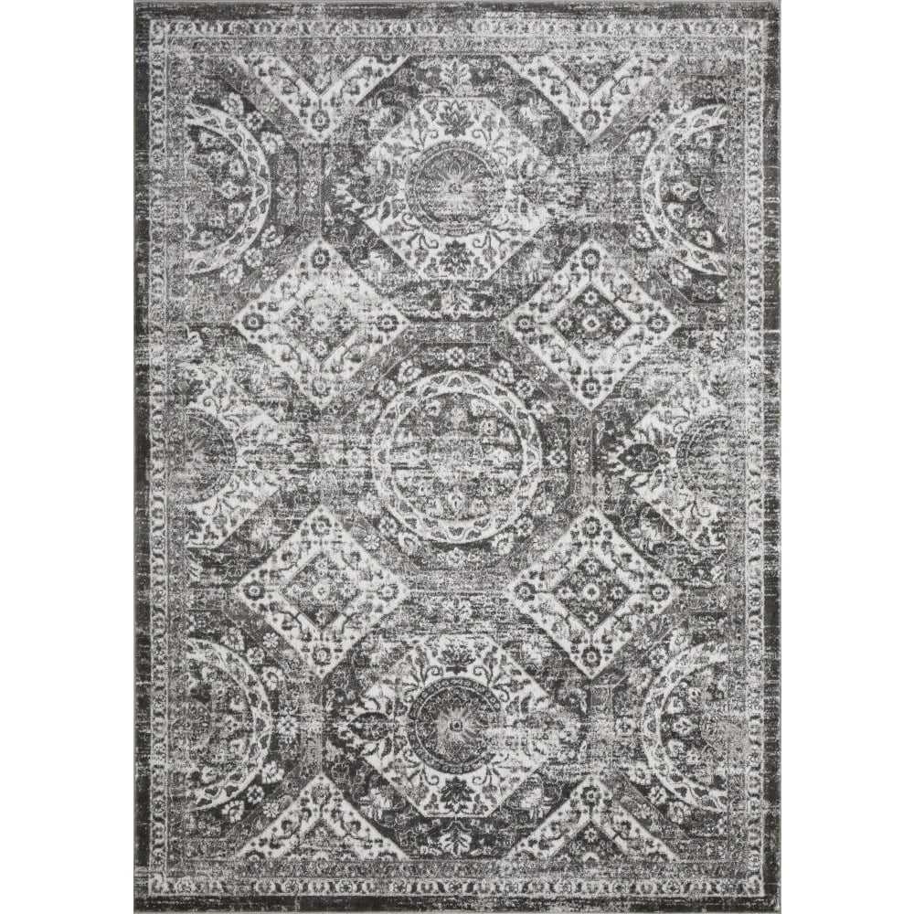 Loomaknoti Rhane Alvezi 6' x 9' Gray Oriental Indoor Area Rug