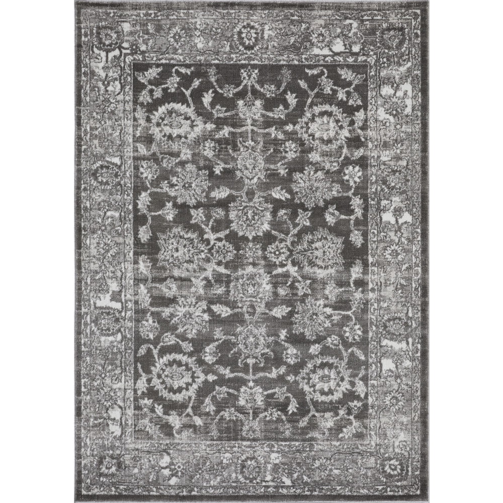 Loomaknoti Rhane Vaild 5' x 7' Gray Oriental Indoor Area Rug