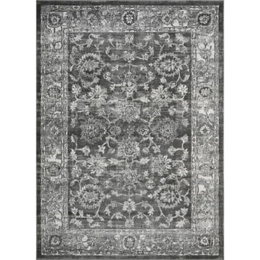 Loomaknoti Rhane Vaild 6' x 9' Gray Oriental Indoor Area Rug