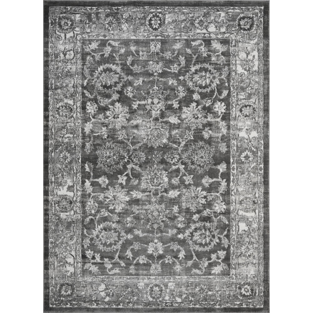 Loomaknoti Rhane Vaild 9' x 12' Gray Oriental Indoor Area Rug