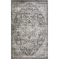 thumbnail image 1 of Loomaknoti Rhane Valeina 3' x 5' Gray Oriental Indoor Accent Rug, 1 of 9