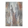 thumbnail image 1 of Loomaknoti Saxby Ahkelzie 6' x 9' Blue Abstract Indoor Area Rug, 1 of 7