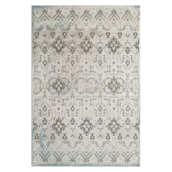 Loomaknoti Sientan Wreni 5' x 7' Ikat Indoor Area Rug , Beige